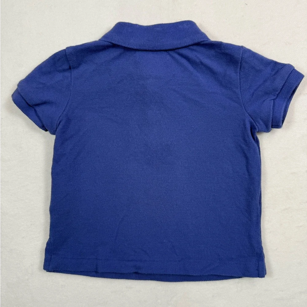 RALPH LAUREN Baby Boy Polo 6m Bright Cobalt Orange Pony‎ Preppy Classic Iconic